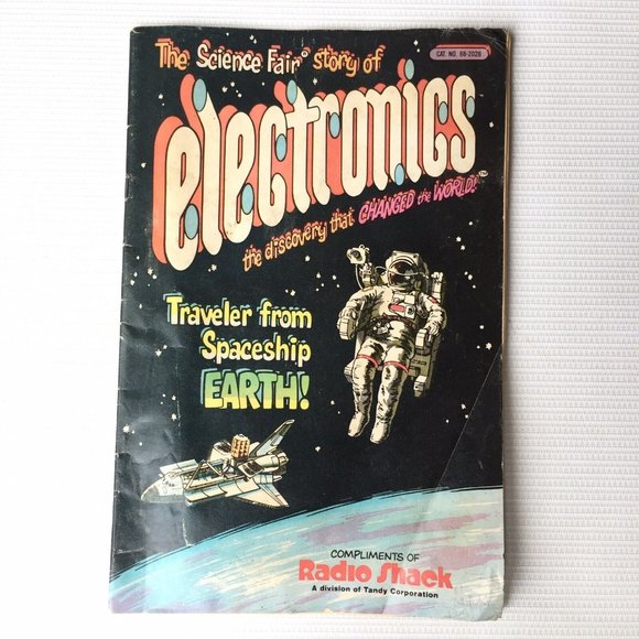 Science Fair Story of Electronics Radio Shack Comic Book Astronaut Spaceship '84 - Picture 1 of 12